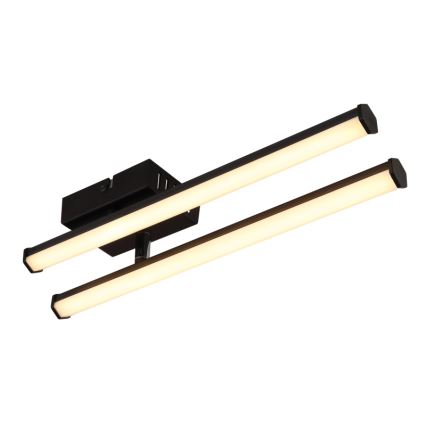 Globo - Plafonnier LED/12W/230V 3000K noir