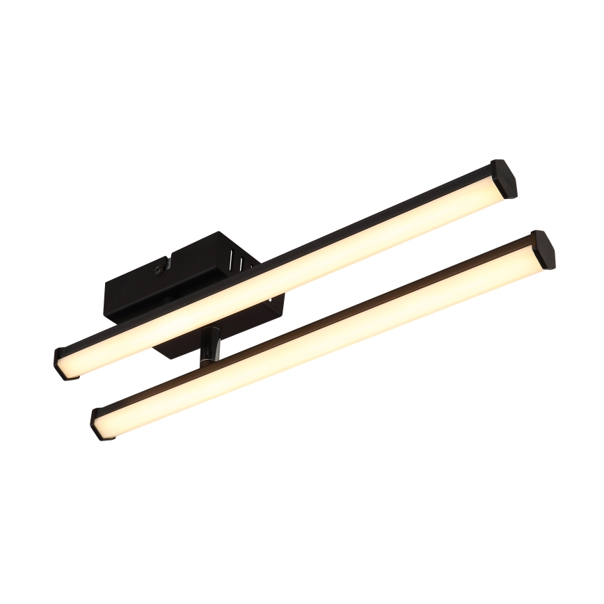 Globo - Plafonnier LED/12W/230V 3000K noir