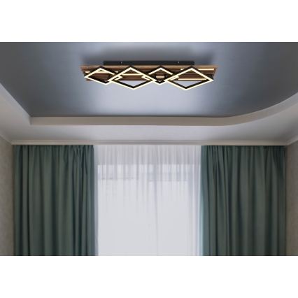 Globo - Plafoniera LED LED/30W/230V + LED/12W 3000K 31x82cm
