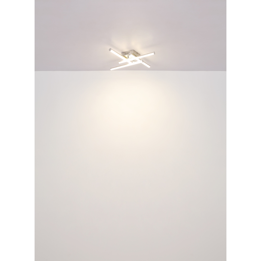 Globo - Plafonnier LED/24W/230V 4000K chrome mat