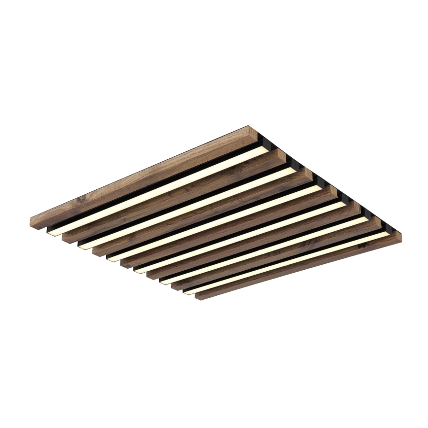 Globo - Plafonnier LED/30W/230V 3000K 45x45 cm bois