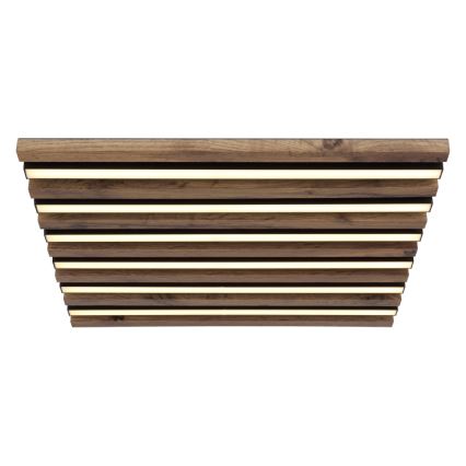 Globo - Plafonnier LED/30W/230V 3000K 45x45 cm bois