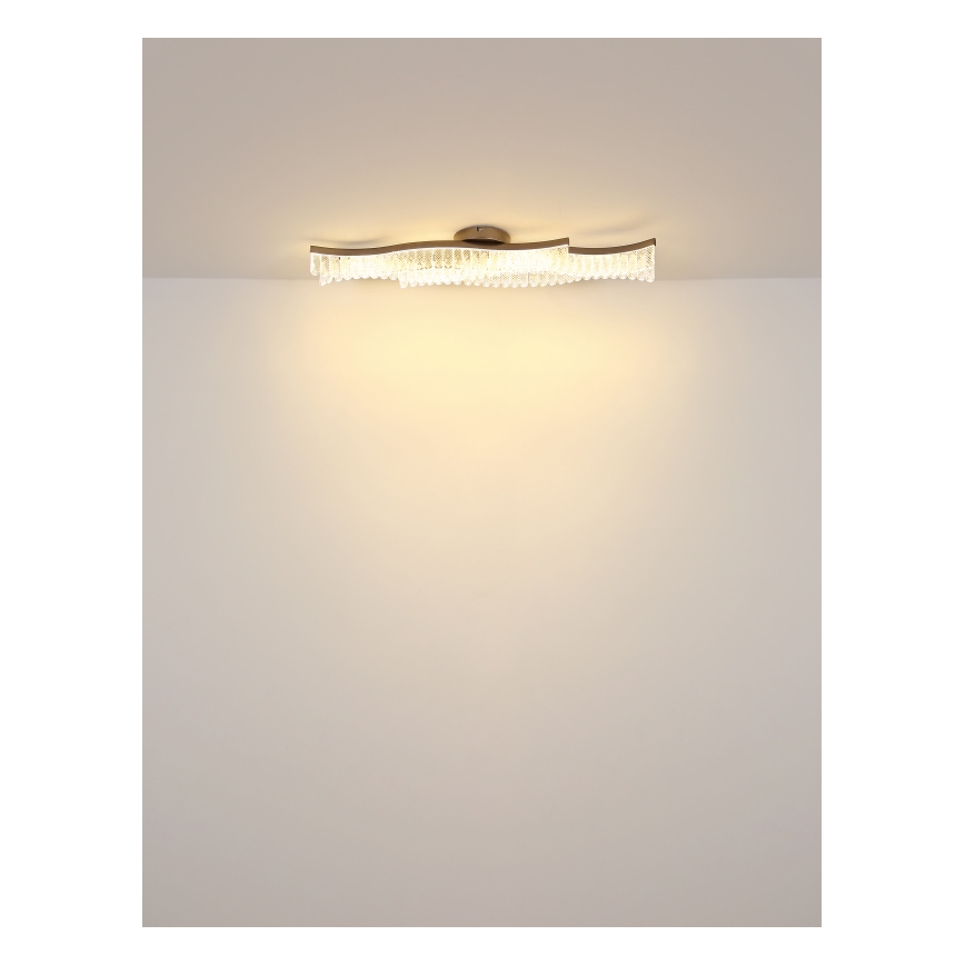 Globo - Plafoniera LED LED/35W/230V 3200K 18x108 cm cromo opaco