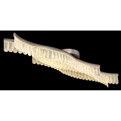 Globo - Plafonnier LED/35W/230V 3200K 18x108 cm chrome mat