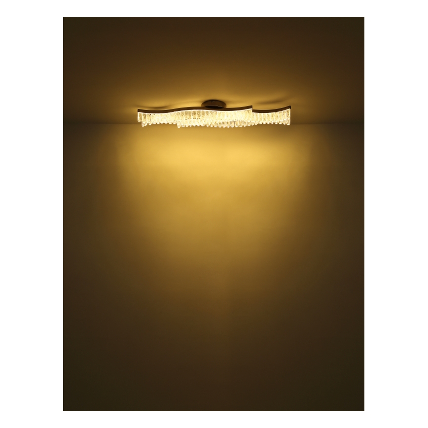 Globo - Plafonnier LED/35W/230V 3200K 18x108 cm chrome mat