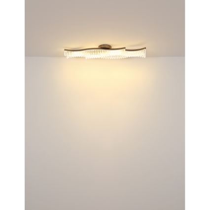 Globo - Plafonnier LED/35W/230V 3200K 18x108 cm chrome mat
