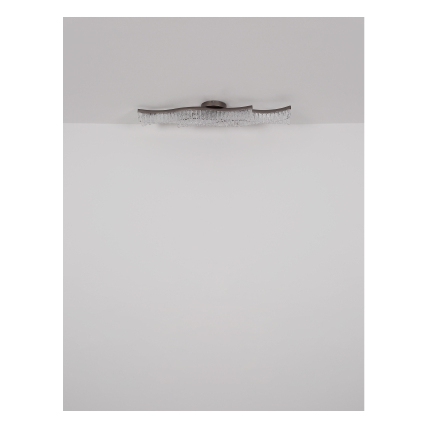 Globo - Plafonnier LED/35W/230V 3200K 18x108 cm chrome mat