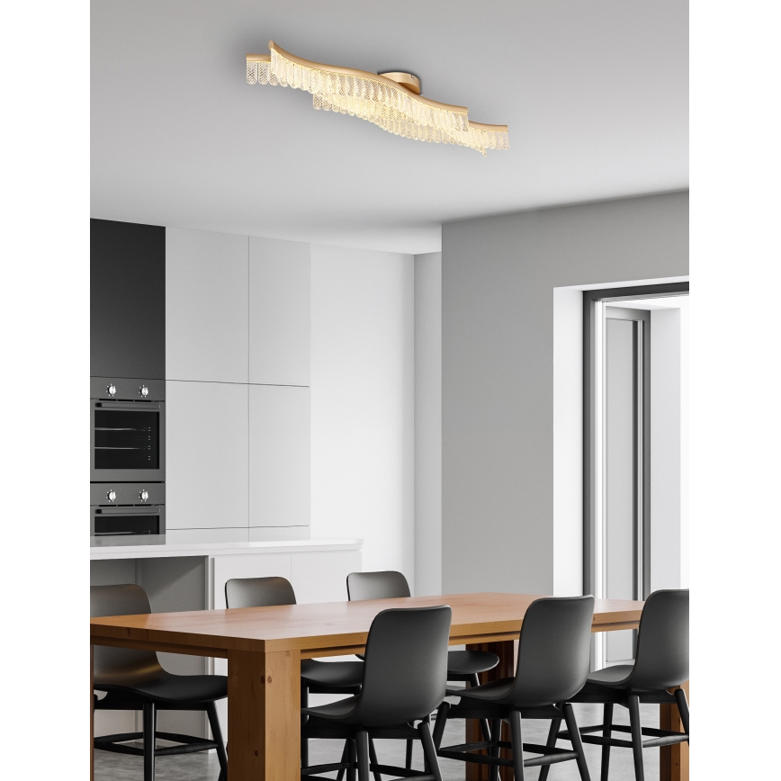 Globo - Plafonnier LED/35W/230V 3200K 18x108 cm doré