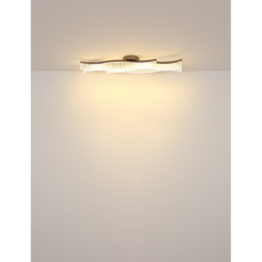 Globo - Plafonnier LED/35W/230V 3200K 18x108 cm doré