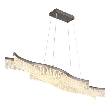 Globo - Suspension filaire LED/35W/230V 3200K chrome mat