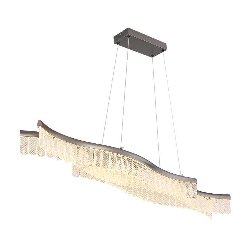 Globo - Suspension filaire LED/35W/230V 3200K chrome mat