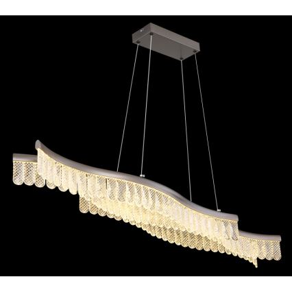 Globo - Suspension filaire LED/35W/230V 3200K chrome mat