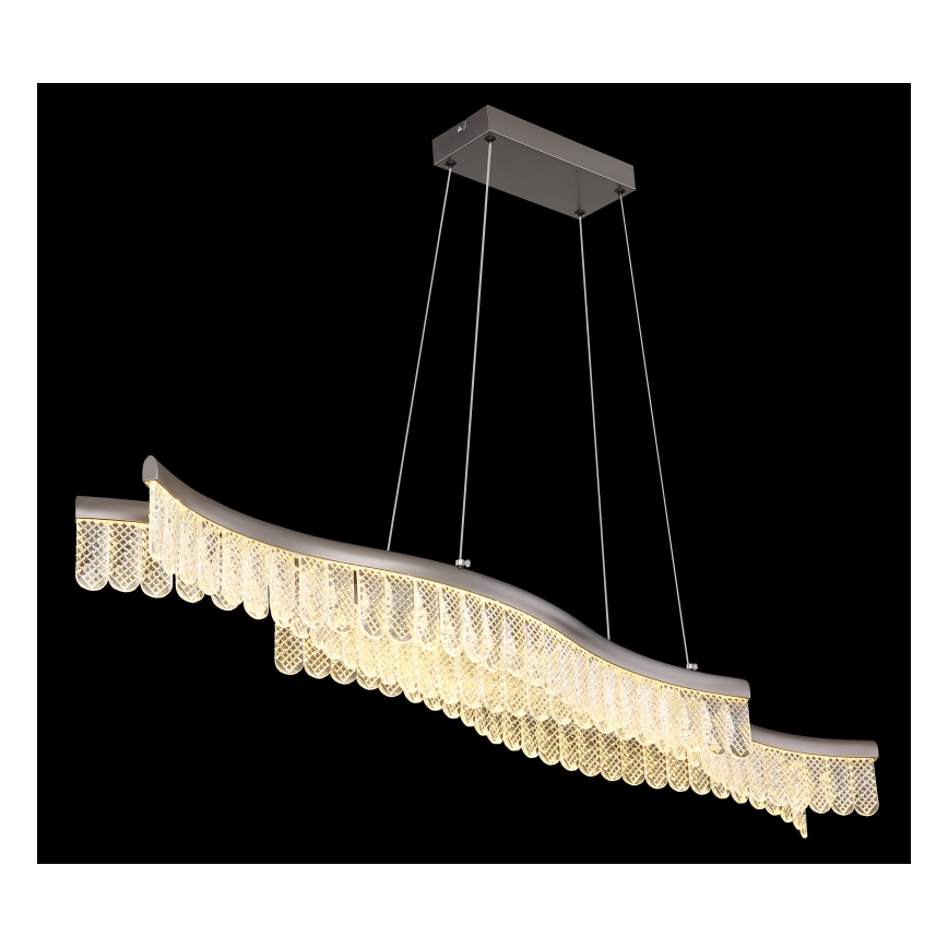 Globo - Suspension filaire LED/35W/230V 3200K chrome mat