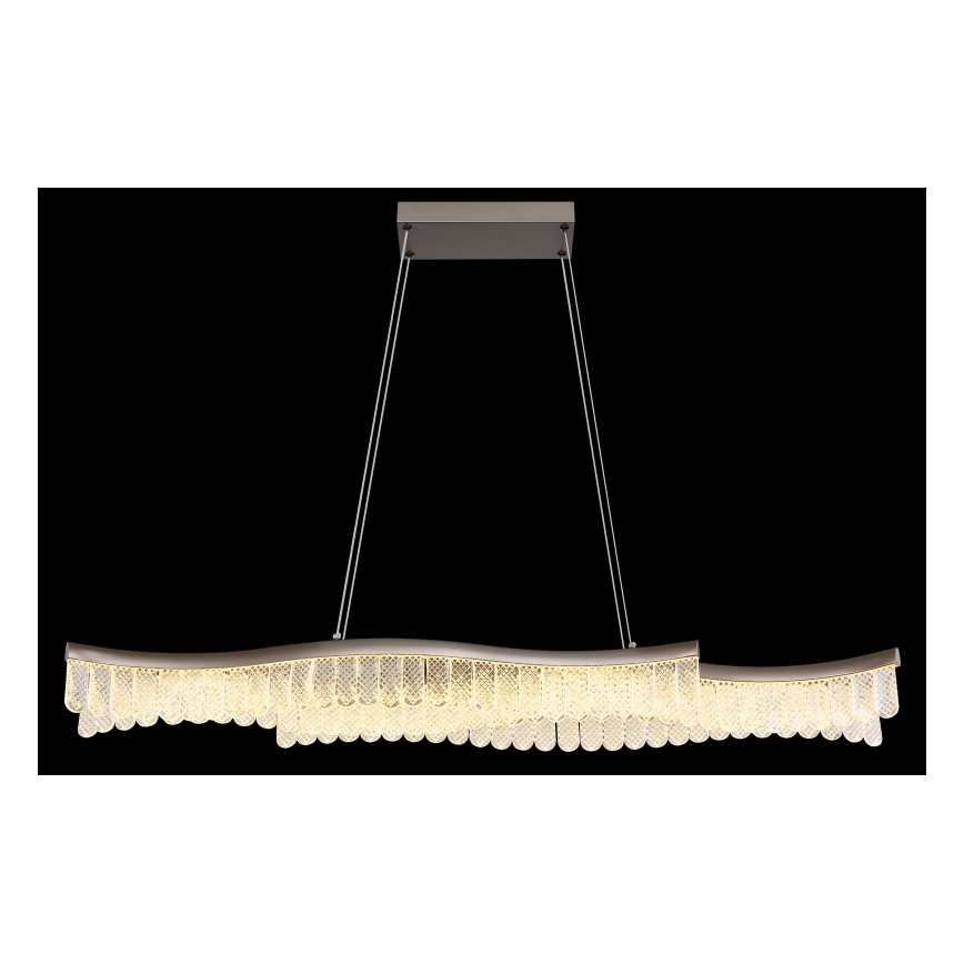 Globo - Suspension filaire LED/35W/230V 3200K chrome mat