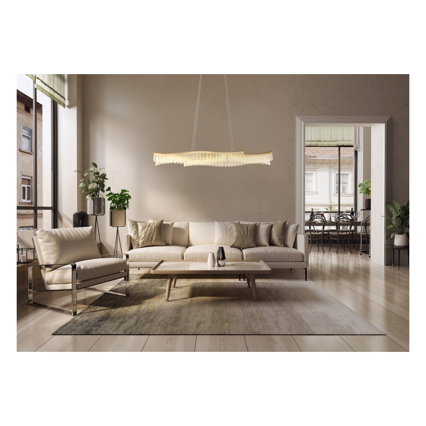 Globo - Lampadario LED a sospensione con filo LED/35W/230V 3200K oro