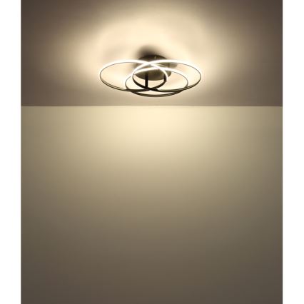Globo - Plafonnier LED/40W/230V 4000K d. 45,6 cm noir