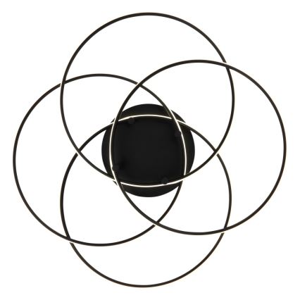 Globo - Plafoniera LED LED/55W/230V 4000K diametro 51,5 cm nero