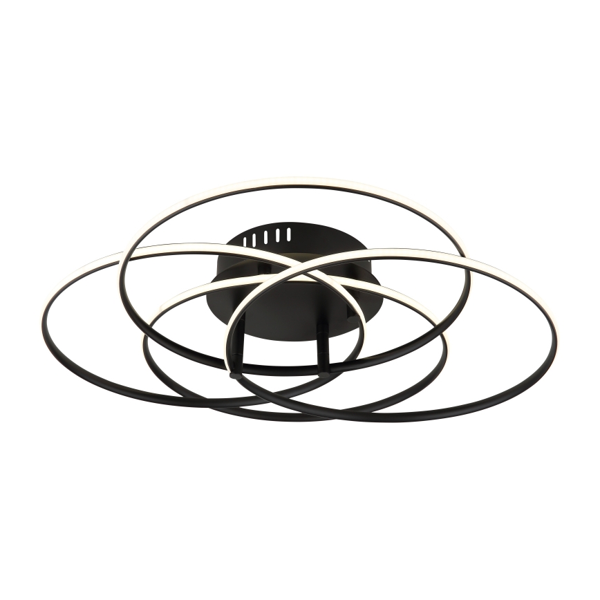 Globo - Plafonnier LED/55W/230V 4000K d. 51,5 cm noir