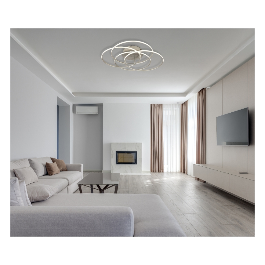 Globo - Plafoniera LED LED/55W/230V 4000K diametro 51,5 cm cromo opaco