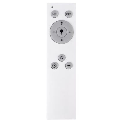 Globo 67359-40 - Lampada da soffitto LED dimmerabile JEFFRY 40W/230V 32,5 x 87,5 cm marrone/nero + telecomando