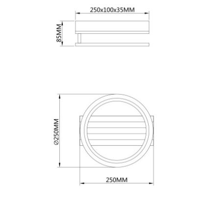 Globo - LED-Deckenleuchte LED/10W/230V 3000/4200/6000K