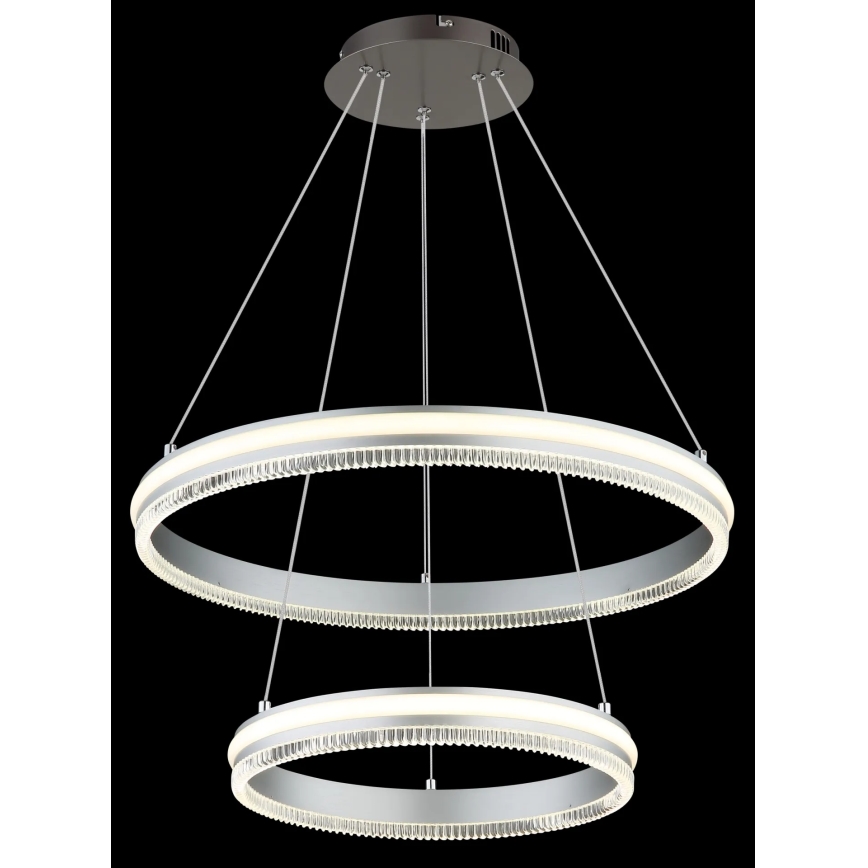Globo - Lampadario a sospensione LED dimmerabile su cavo LED/60W/230V 2700-6000K + telecomando