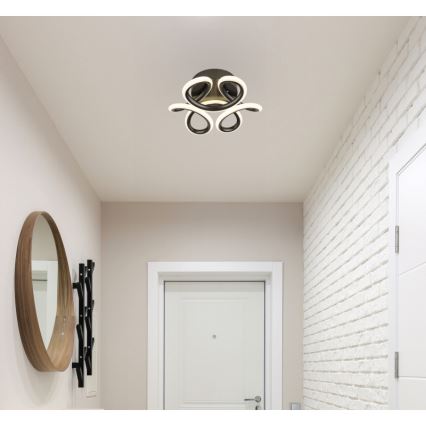 Globo - Lampada da soffitto LED/24W/230V 2700/4000/6000K diam. 26 cm nero