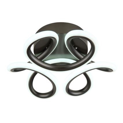 Globo - Plafonnier LED/24W/230V 2700/4000/6000K d. 26 cm noir