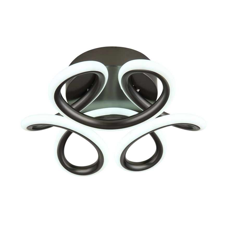 Globo - Plafonnier LED/24W/230V 2700/4000/6000K d. 26 cm noir