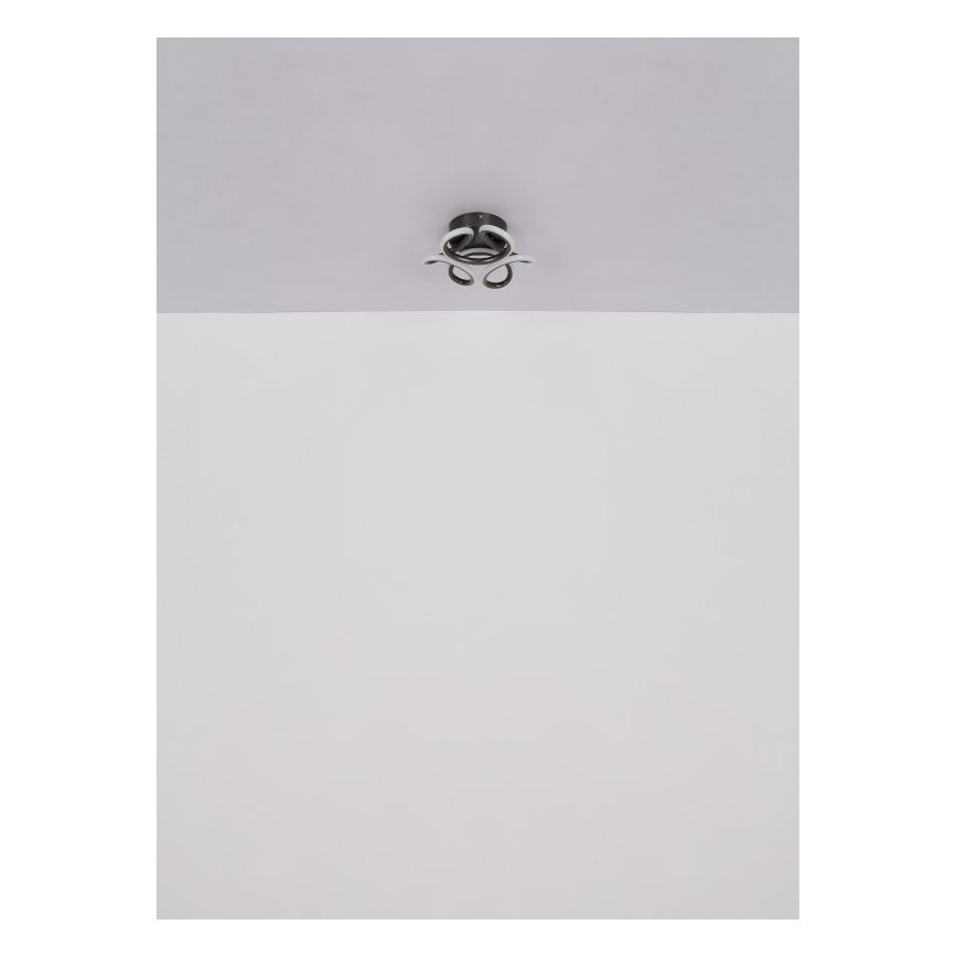 Globo - Plafonnier LED/24W/230V 2700/4000/6000K d. 26 cm noir