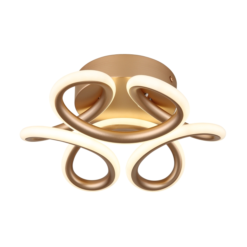 Globo - LED Deckenleuchte LED/24W/230V 2700/4000/6000K Ø 26 cm gold