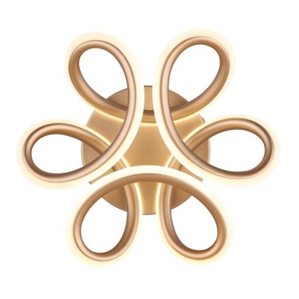 Globo - LED Deckenleuchte LED/24W/230V 2700/4000/6000K Ø 26 cm gold