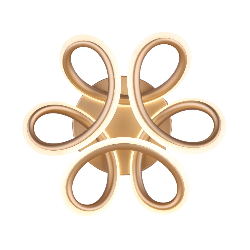 Globo - LED Deckenleuchte LED/24W/230V 2700/4000/6000K Ø 26 cm gold