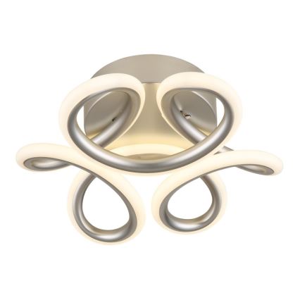 Globo - LED Deckenleuchte LED/24W/230V 2700/4000/6000K Ø 26 cm mattchrom