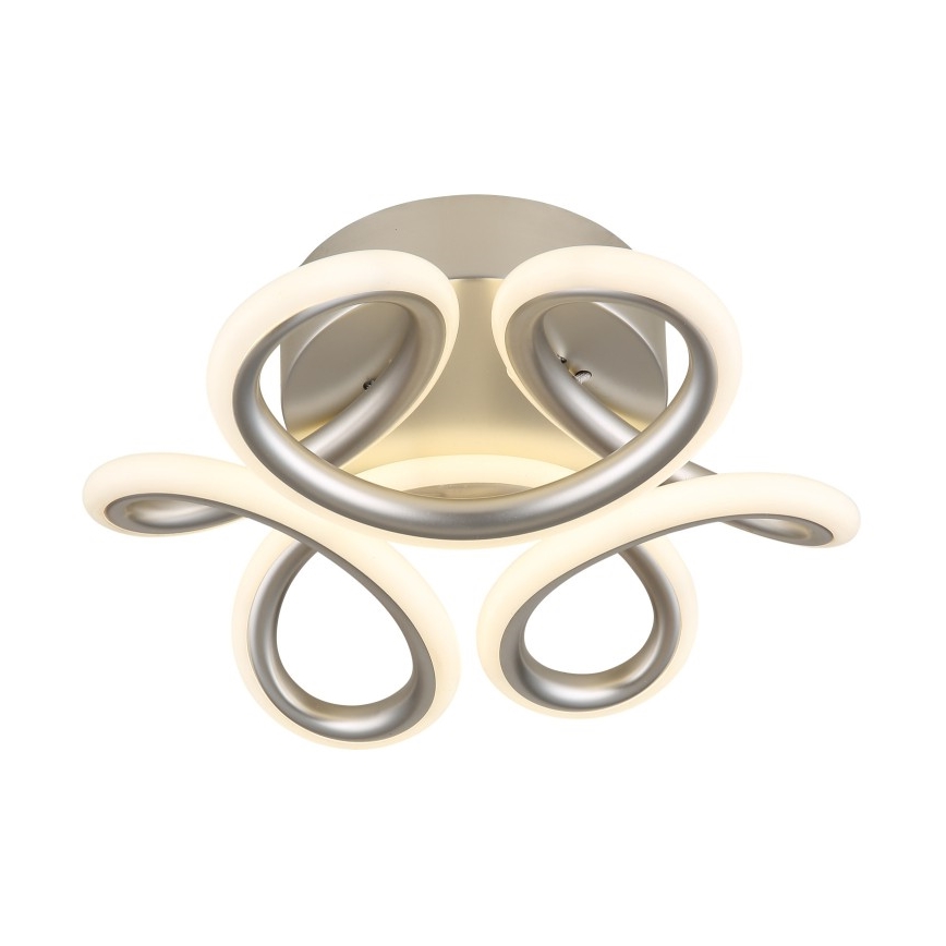 Globo - LED Deckenleuchte LED/24W/230V 2700/4000/6000K Ø 26 cm mattchrom