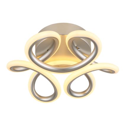 Globo - LED Deckenleuchte LED/24W/230V 2700/4000/6000K Ø 26 cm mattchrom