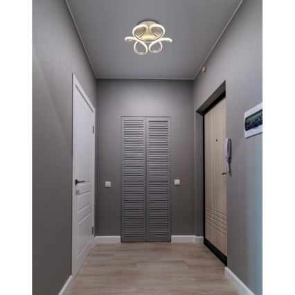 Globo - Plafoniera LED LED/24W/230V 2700/4000/6000K diametro 26 cm cromo opaco