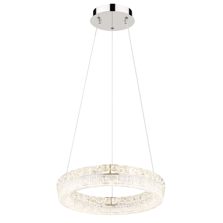 Globo - LED-dimmbare Hängeleuchte an Kabel LED/24W/230V 2700-6000K klar + Fernbedienung