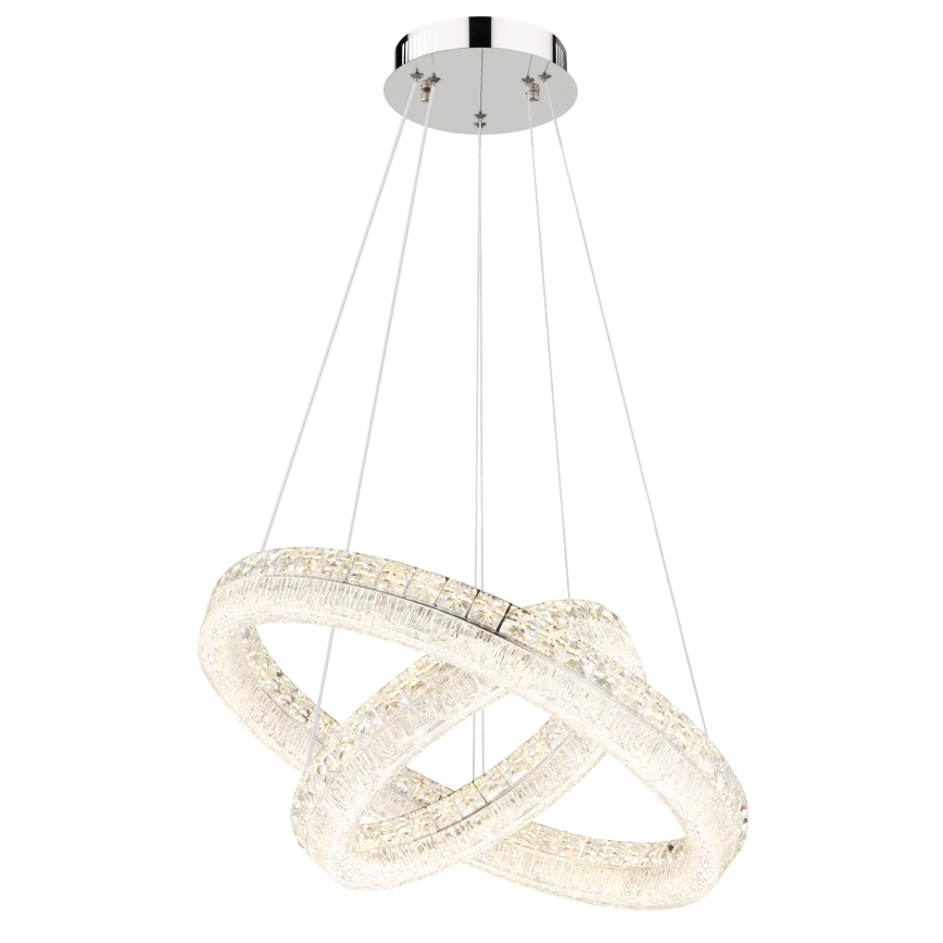 Globo - LED-dimmbare Pendelleuchte an Kabel LED/60W/230V 2700-6000K klar + Fernbedienung