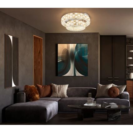 Globo - Dimmbare LED-Deckenleuchte LED/55W/230V 2700-6000K Ø 61 cm + Fernbedienung