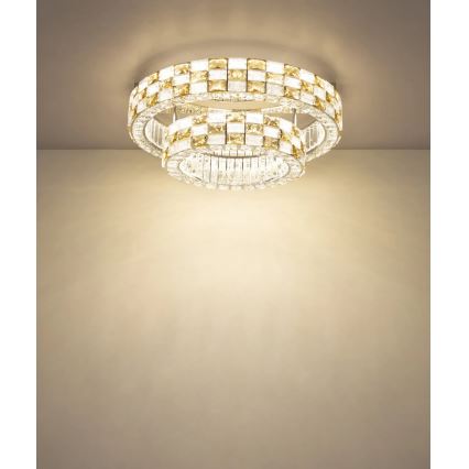Globo - Dimmbare LED-Deckenleuchte LED/55W/230V 2700-6000K Ø 61 cm + Fernbedienung
