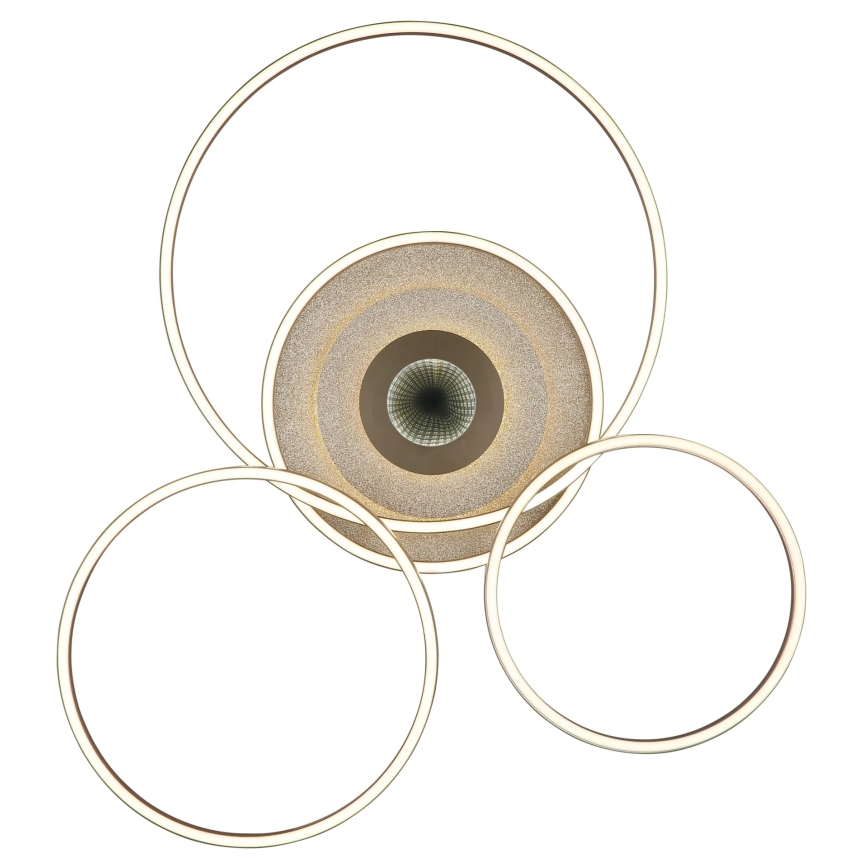 Globo - LED-dimmbare Deckenleuchte LED/60W/230V 2700-6500K 80,8x99,2 cm Messing + Fernbedienung