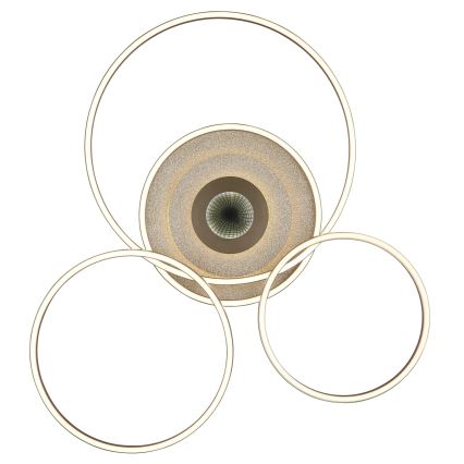 Globo - Plafoniera dimmerabile a LED 60W/230V 2700-6500K 80,8x99,2 cm ottone + telecomando