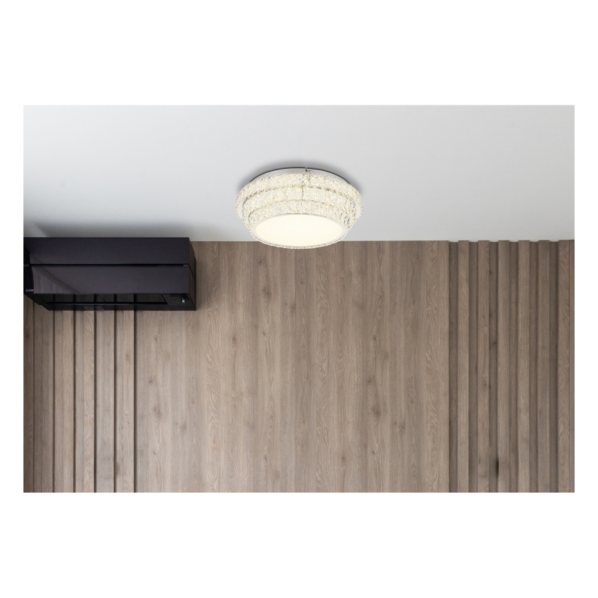 Globo - Lampada da soffitto dimmerabile LED/48W/230V 2700-6000K diam. 50 cm bianco + telecomando
