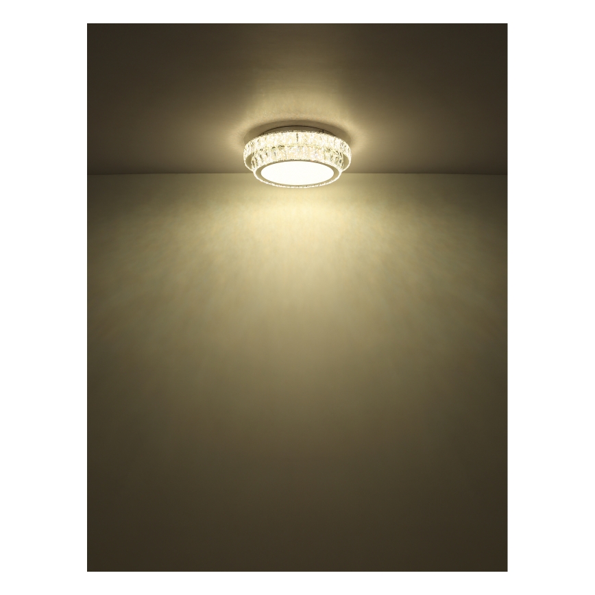 Globo - Plafonnier LED dimmable 58W/230V 2700-6000K Ø 60 cm blanc + télécommande
