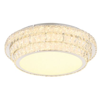 Globo - Plafonnier LED dimmable 58W/230V 2700-6000K Ø 60 cm blanc + télécommande