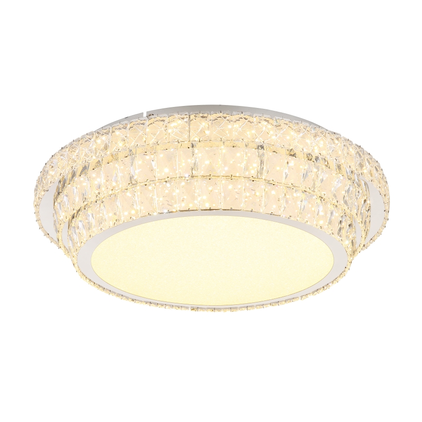 Globo - Plafonnier LED dimmable 58W/230V 2700-6000K Ø 60 cm blanc + télécommande
