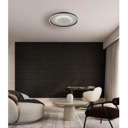 Globo - LED-Deckenleuchte LED/40W/230V 3000/4000/6000K Ø 51,5 cm schwarz