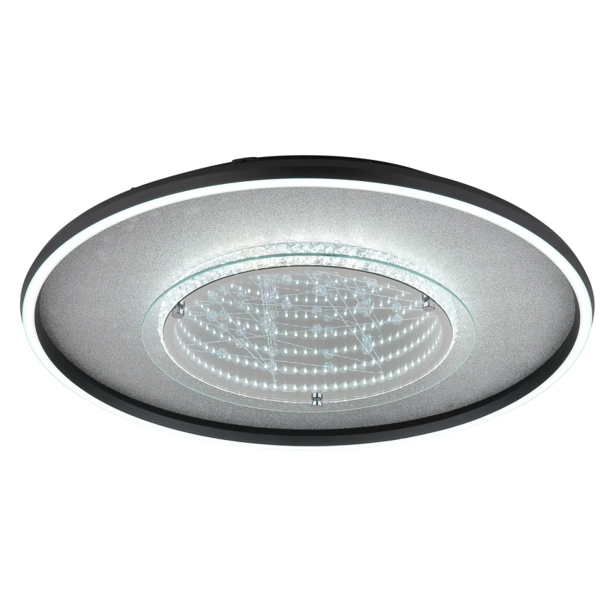 Globo - LED-Deckenleuchte LED/40W/230V 3000/4000/6000K Ø 51,5 cm schwarz