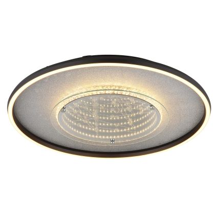 Globo - Plafoniera a LED 40W/230V 3000/4000/6000K Ø 51,5 cm nera